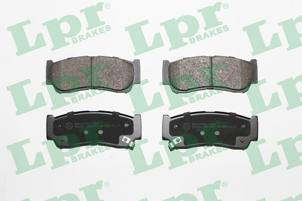 Bromsbeläggsats, Bakaxel Lpr 05P1417 LPR