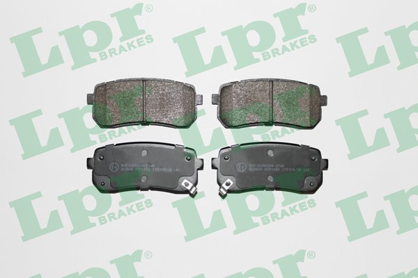 Bromsbeläggsats, Bakaxel Lpr 05P1450 LPR