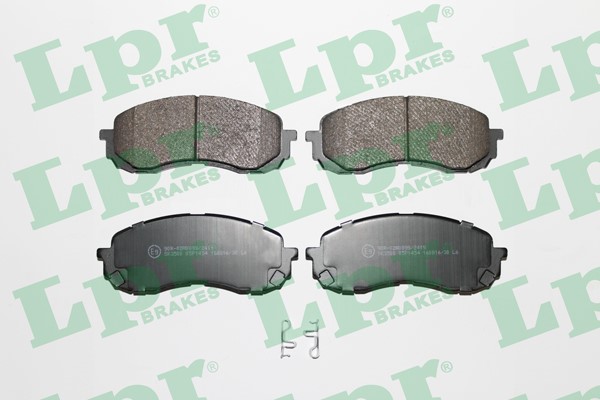 Bromsbeläggsats, Framaxel Lpr 05P1454 LPR