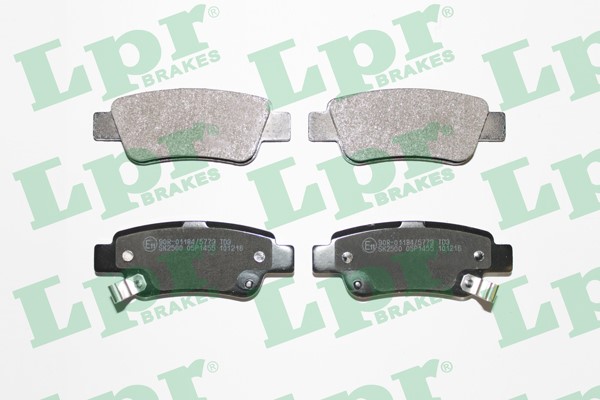 Bromsbeläggsats, Bakaxel Lpr 05P1455 LPR