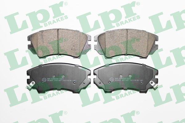 Bromsbeläggsats, Framaxel Lpr 05P1467 LPR