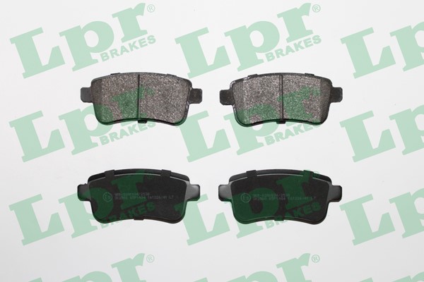 Bromsbeläggsats, Bakaxel Lpr 05P1484 LPR