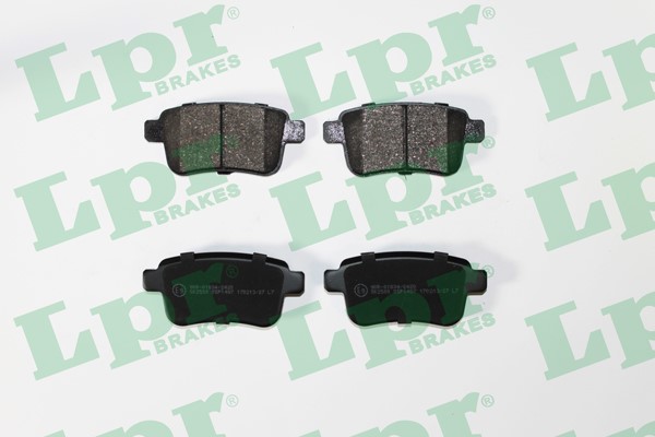 Bromsbeläggsats, Bakaxel Lpr 05P1487 LPR