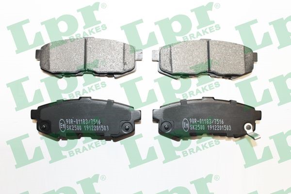 Bromsbeläggsats, Bakaxel Lpr 05P1503 LPR
