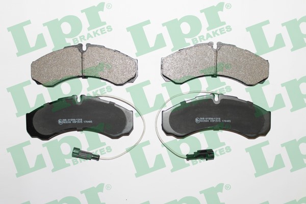 Bromsbeläggsats, Bakaxel Lpr 05P1515 LPR