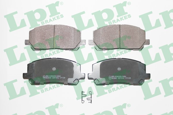 Bromsbeläggsats, Framaxel Lpr 05P1516 LPR
