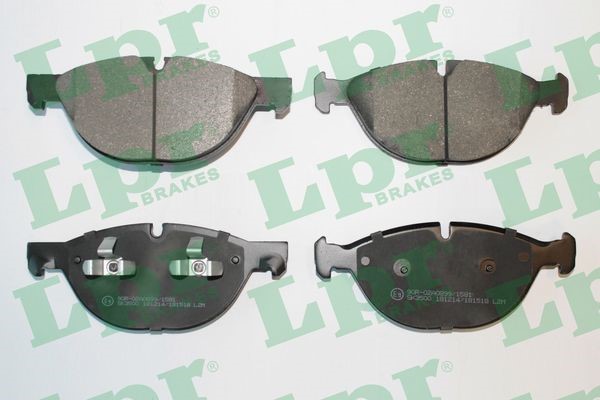 Bromsbeläggsats, Framaxel Lpr 05P1518 LPR