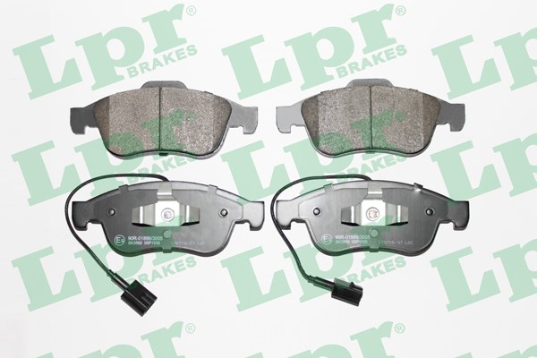 Bromsbeläggsats, Framaxel Lpr 05P1535 LPR