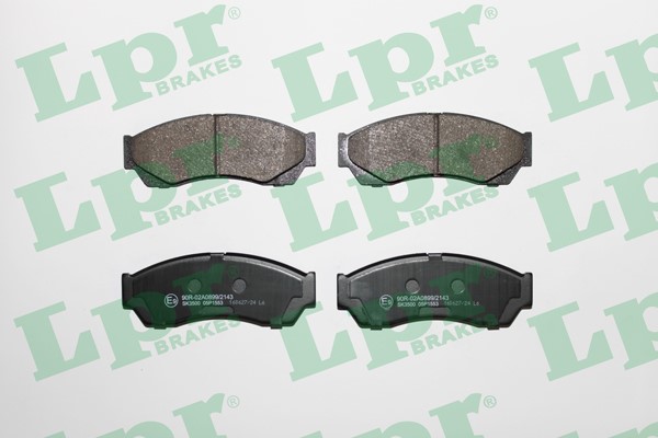 Bromsbeläggsats, Framaxel Lpr 05P1553 LPR