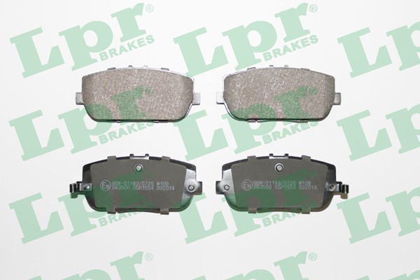 Bromsbeläggsats, Bakaxel Lpr 05P1554 LPR
