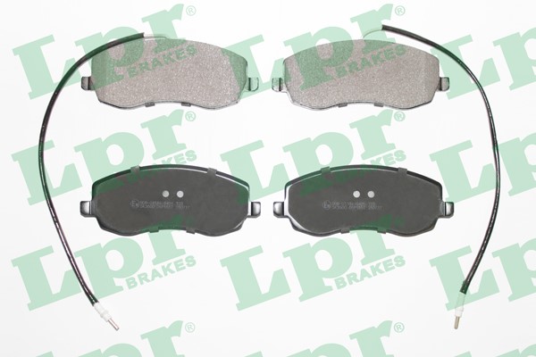 Bromsbeläggsats, Framaxel Lpr 05P1557 LPR