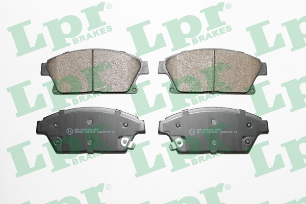 Bromsbeläggsats, Framaxel Lpr 05P1562 LPR