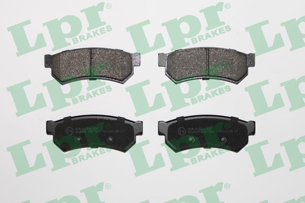 Bromsbeläggsats, Bakaxel Lpr 05P1564 LPR