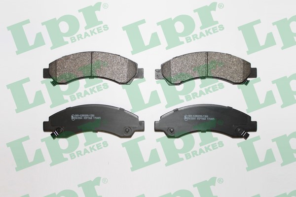 Bromsbeläggsats, Framaxel Lpr 05P1568 LPR Bromsbeläggsats, Framaxel Lpr 05P1568 LPR