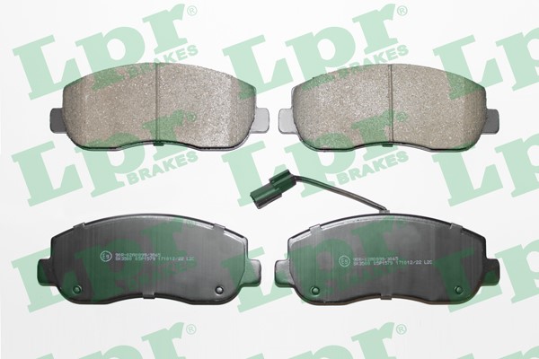 Bromsbeläggsats, Framaxel Lpr 05P1579 LPR