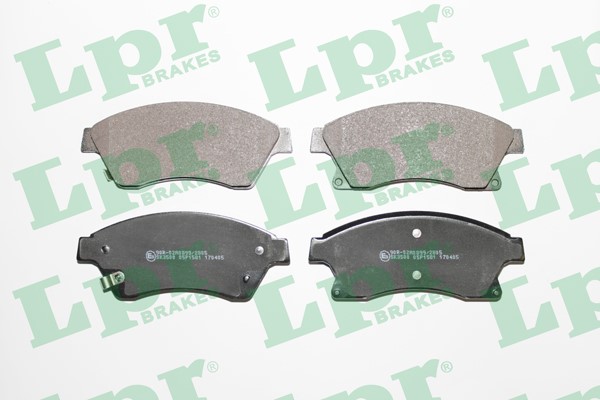 Bromsbeläggsats, Framaxel Lpr 05P1581 LPR