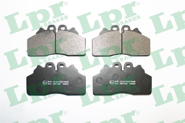 Bromsbeläggsats, Framaxel Lpr 05P1586 LPR