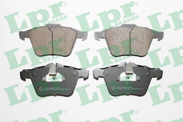Bromsbeläggsats, Framaxel Lpr 05P1587 LPR