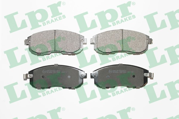 Bromsbeläggsats, Framaxel Lpr 05P1606 LPR