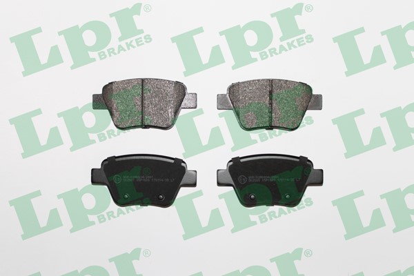Bromsbeläggsats, Bakaxel Lpr 05P1608 LPR