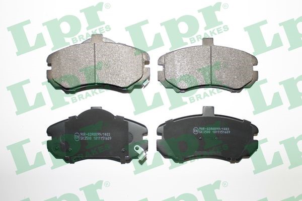 Bromsbeläggsats, Framaxel Lpr 05P1609 LPR