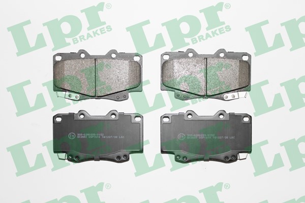 Bromsbeläggsats, Framaxel Lpr 05P1610 LPR