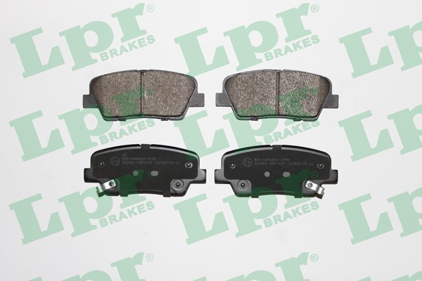 Bromsbeläggsats, Bakaxel Lpr 05P1625 LPR