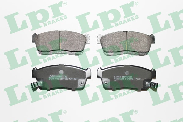 Bromsbeläggsats Ventilerad, Framaxel Lpr 05P1632 LPR