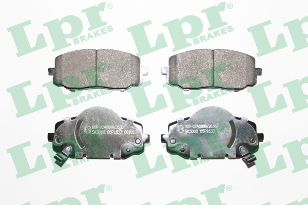 Bromsbeläggsats, Framaxel Lpr 05P1633 LPR