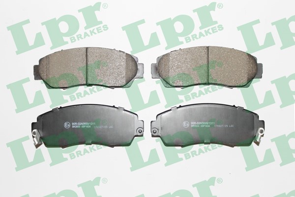 Bromsbeläggsats, Framaxel Lpr 05P1634 LPR