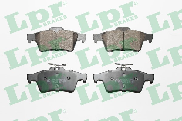 Bromsbeläggsats, Bakaxel Lpr 05P1637 LPR