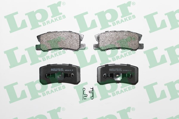 Bromsbeläggsats, Bakaxel Lpr 05P1639 LPR