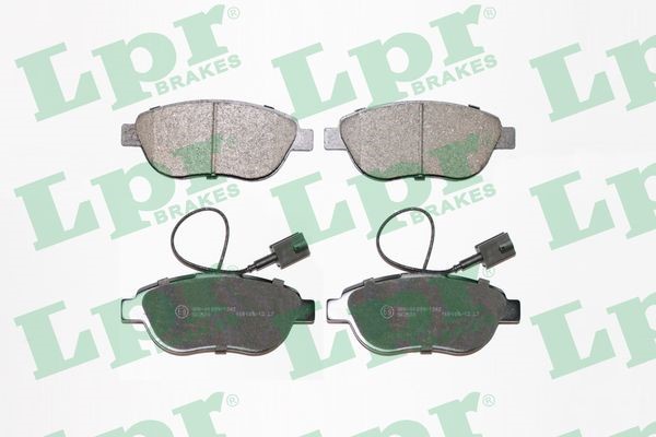Bromsbeläggsats, Framaxel Lpr 05P1657 LPR