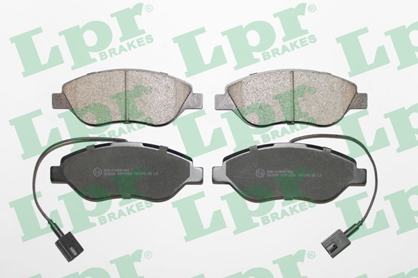 Bromsbeläggsats, Framaxel Lpr 05P1658 LPR