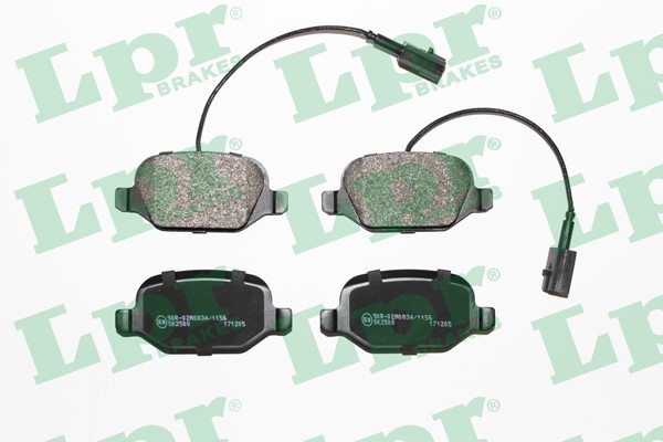 Bromsbeläggsats, Bakaxel Lpr 05P1661 LPR