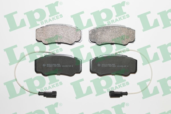 Bromsbeläggsats, Bakaxel Lpr 05P1662 LPR