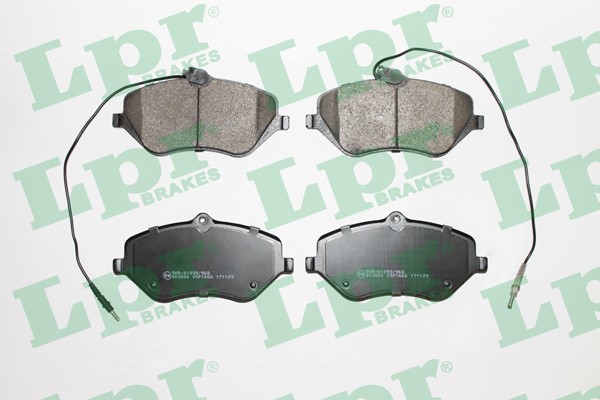 Bromsbeläggsats, Framaxel Lpr 05P1666 LPR