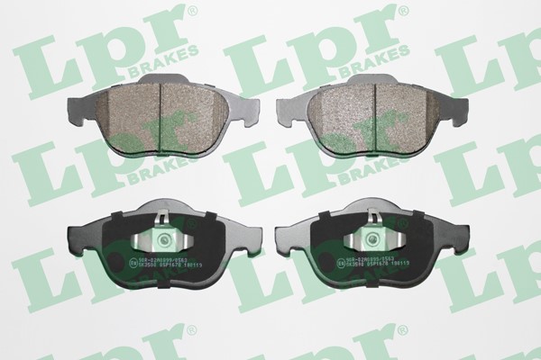 Bromsbeläggsats, Framaxel Lpr 05P1678 LPR