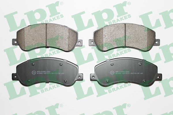 Bromsbeläggsats, Framaxel Lpr 05P1679 LPR