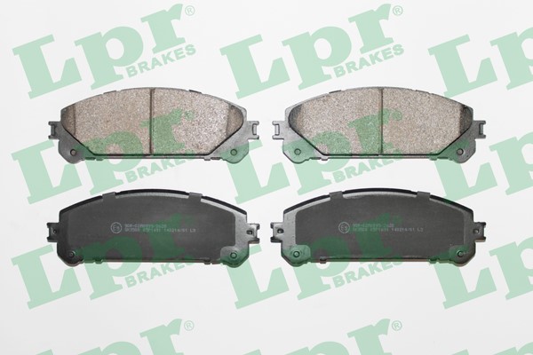 Bromsbeläggsats, Framaxel Lpr 05P1691 LPR