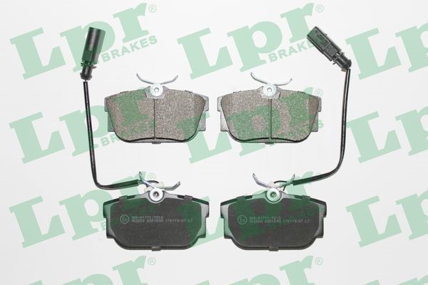 Bromsbeläggsats, Bakaxel Lpr 05P1699 LPR