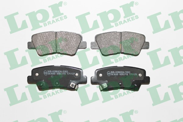 Bromsbeläggsats, Bakaxel Lpr 05P1710 LPR