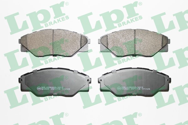 Bromsbeläggsats, Framaxel Lpr 05P1718 LPR