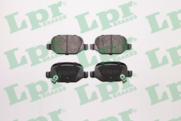 Bromsbeläggsats, Bakaxel Lpr 05P1724 LPR