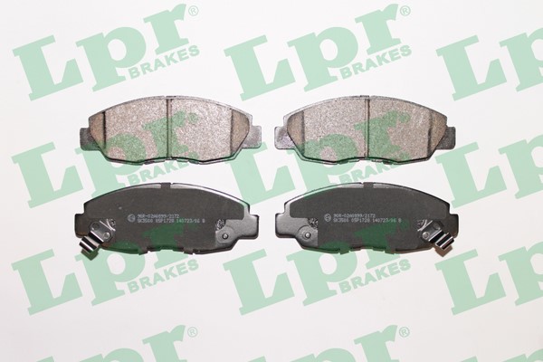 Bromsbeläggsats, Framaxel Lpr 05P1728 LPR
