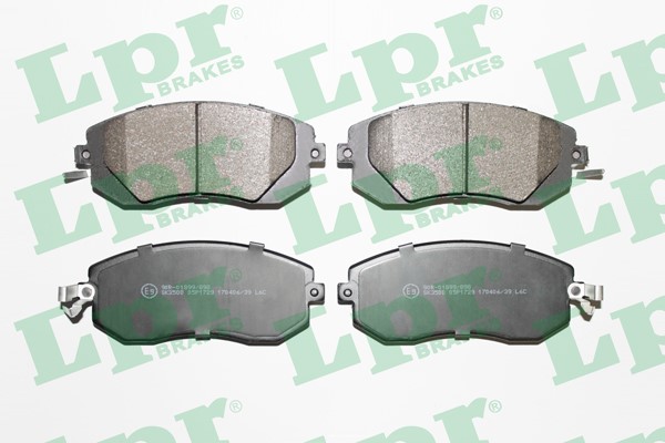Bromsbeläggsats, Framaxel Lpr 05P1729 LPR