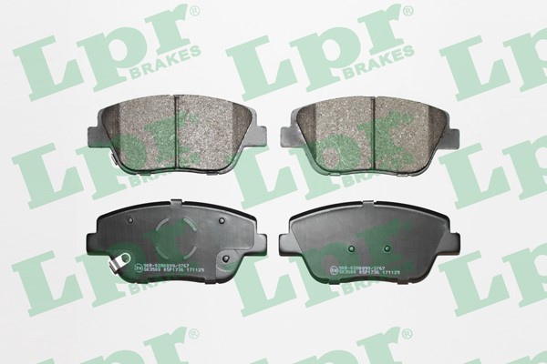 Bromsbeläggsats, Framaxel Lpr 05P1736 LPR
