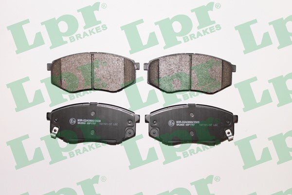 Bromsbeläggsats, Framaxel Lpr 05P1757 LPR