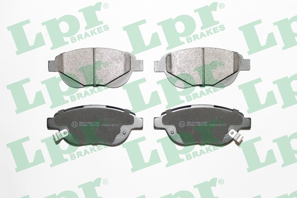 Bromsbeläggsats, Framaxel Lpr 05P1760 LPR