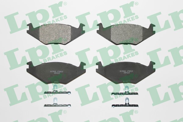 Bromsbeläggsats, Framaxel Lpr 05P223 LPR